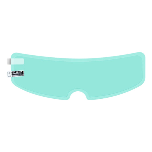 Film de protection anti-buée pour visière de casque de moto, 24,5x7,5cm