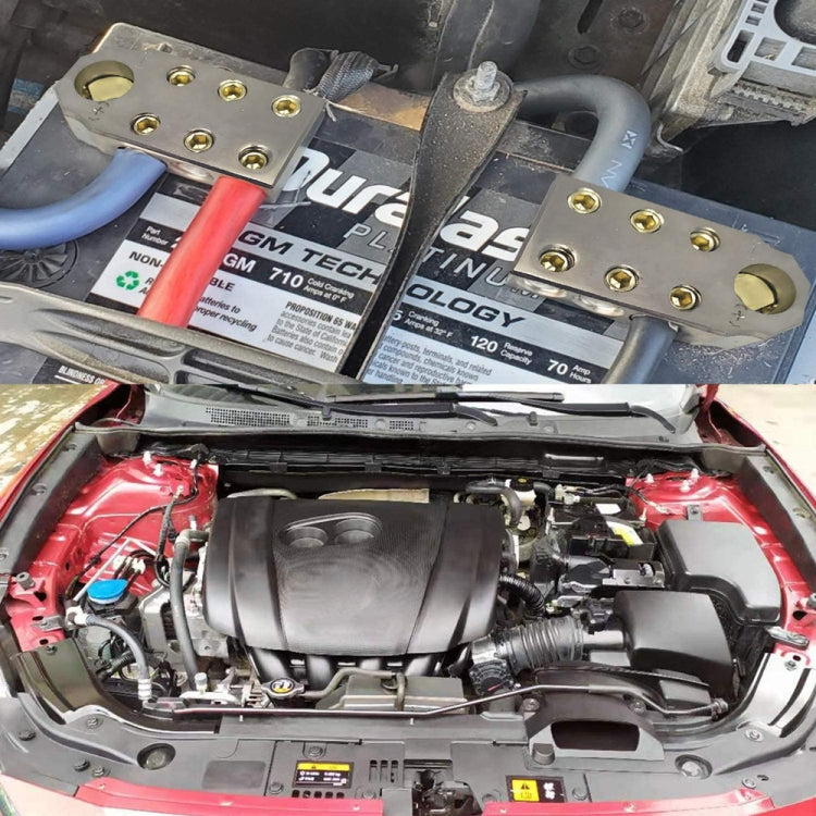 1 Pair Car Audio Modified Battery Connector Lead Acid Battery Terminal Connector, Audio Terminal