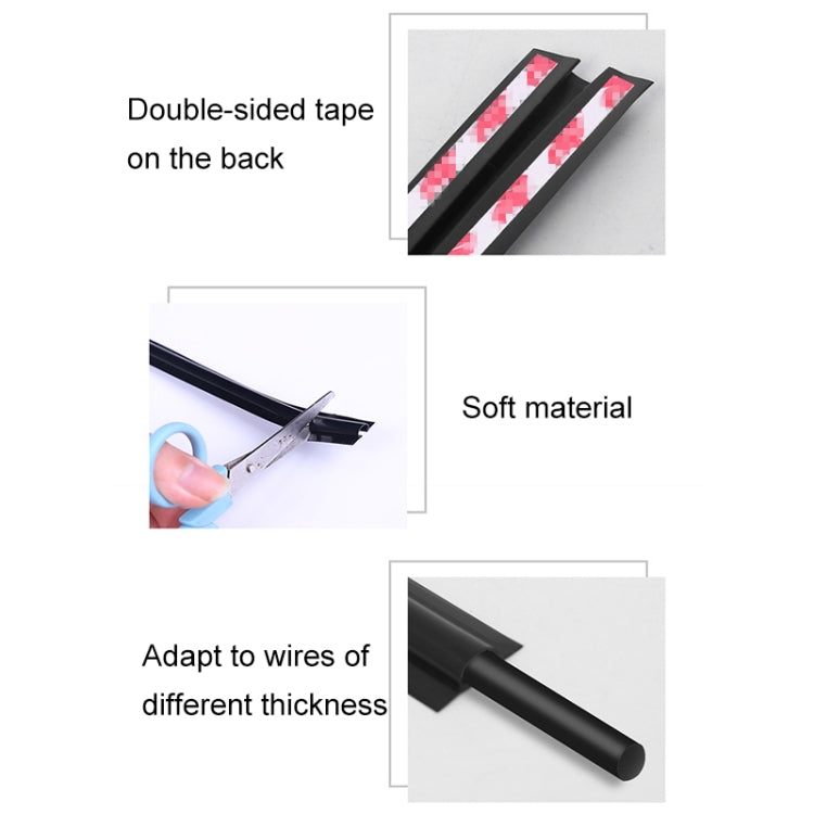 4 in 1 Concealed Car Wire Cover Beam Clamp Set, 4 in 1