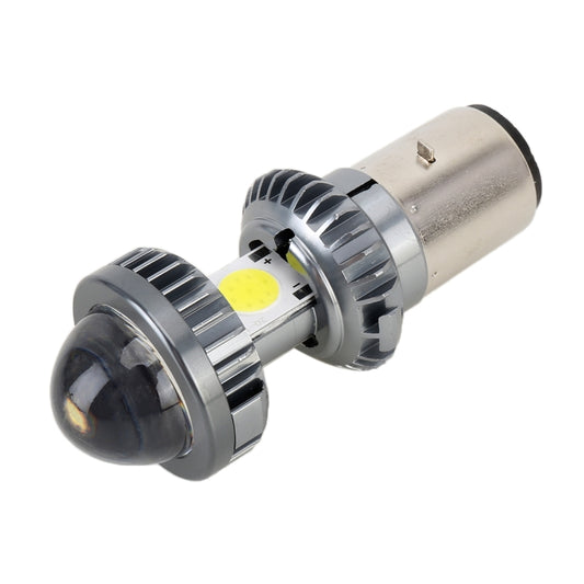 Phare de moto LED BA20D DC9-18V / 4,7W (H)2,2W(L) / 6000K / 500LM avec perles de lampe COB, BA20D