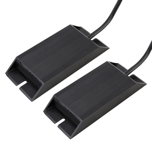 2 PCS 1156 / BAU15S DC12V 50W 6 Ohms Turn Signal / Reversing Light / Brake Light Split Dual Resistance Decoder