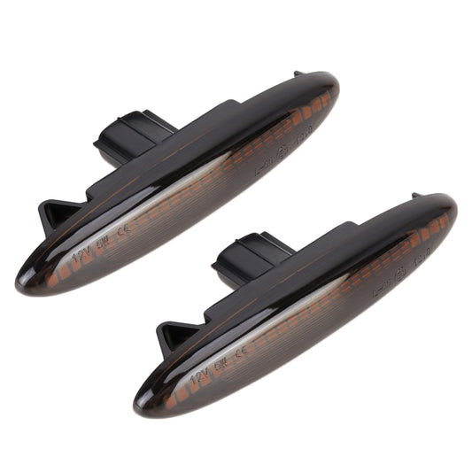 2 PCS DC12V / 5W Clignotants de voiture LED dynamiques, feux latéraux séquentiels à défilement, pour Lexus, lumière ambre, pour Lexus (noir), pour Lexus