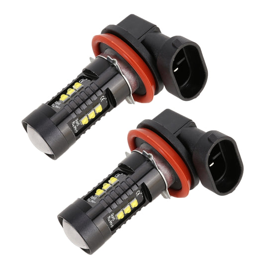 2 PCS H11 / H8 DC12V 4.3W 6000K 500LM Car Fog Lights with 12LEDs SMD-2525, H11 / H8
