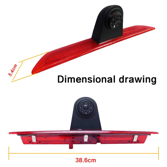 PZ466 Car Waterproof 170 Degree Brake Light View Camera for Ford Transit 2014-2015, PZ466