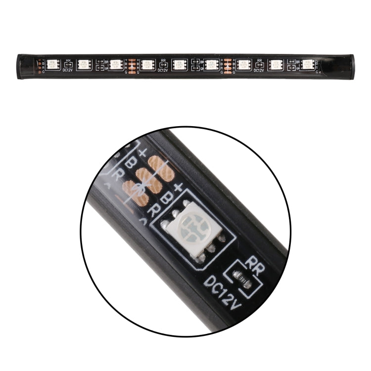 4 in 1 Universal Car Cigarette Lighter 8-color APP Control LED Atmosphere Light Decorative Lamp, with 9LEDs Lamps Cable Length: 1.5m, APP Control 9LEDs