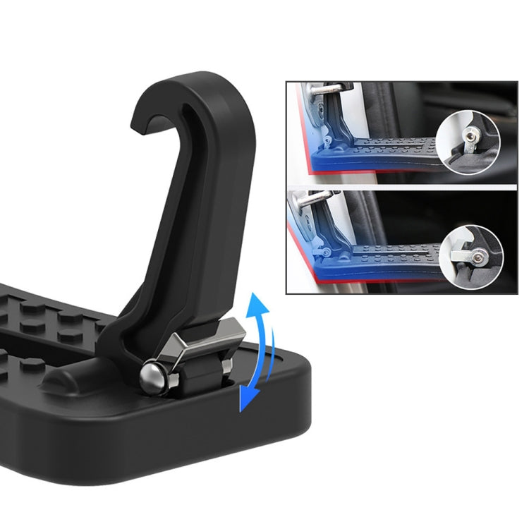 Multi-functional Car Door Sill Step Pedals Pads with Safety Hammer, Pedals Pads with Safety Hammer (Black), Pedals Pads with Safety Hammer (Green), Pedals Pads with Safety Hammer (Red), Pedals Pads with Safety Hammer (Silver)