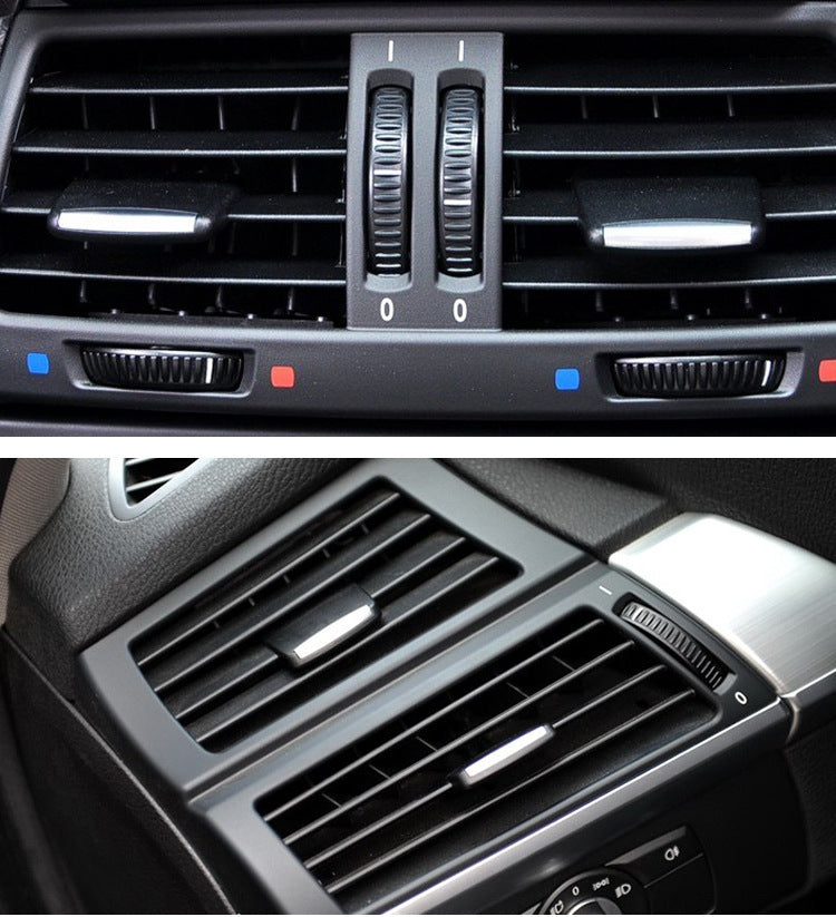 Car Front Air Conditioning Exhaust Switch Paddle Air Conditioning Leaf Clip for BMW X5 / X6, Left and Right Drive Universal, For BMW X5 / X6 Front