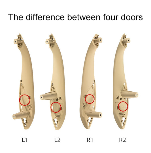 Car Left Front Side Inner Armrest Door Handle for BMW F30 / F35, Left and Right Drive Universal, Left Front (Black), Left Front (Beige)