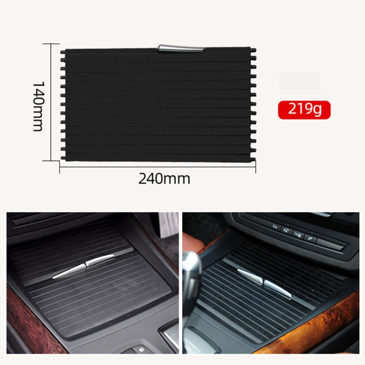 Car Water Cup Holder Zipper Front Section for BMW X5 / X6 2007-2013, Front Section
