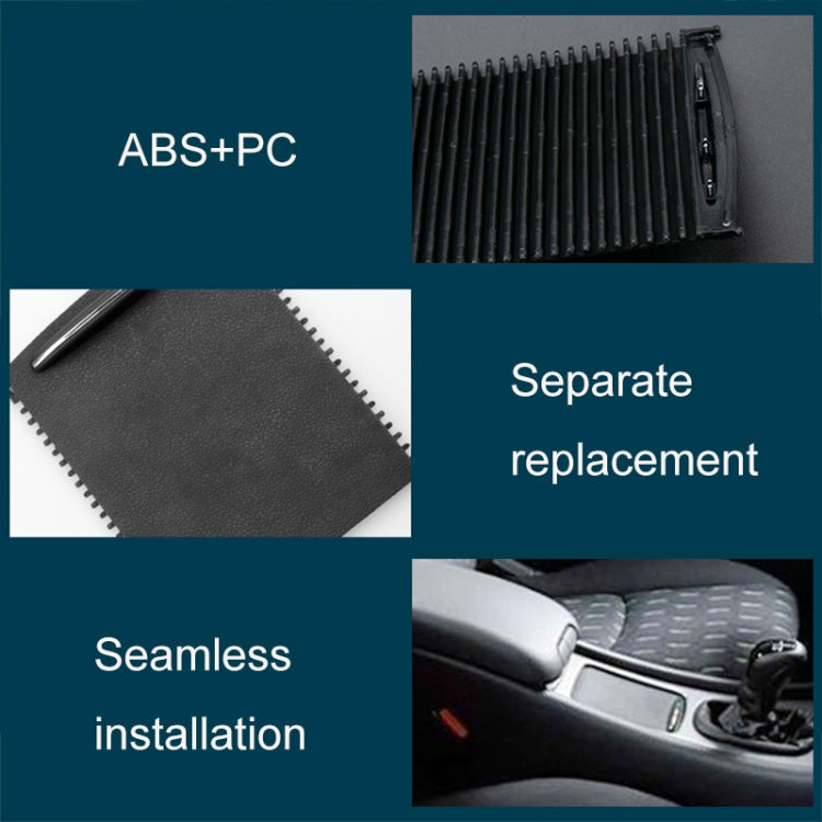 Car Water Cup Holder Roller Blind Zipper Storage Box Trim for Mercedes-Benz W203 Before 2007, For Mercedes-Benz W203
