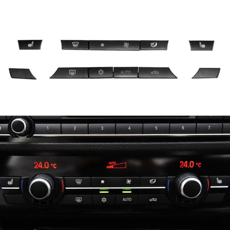 Car Air Conditioner Panel Switch Button 11-button 61319313923 for BMW F10 / F07 / F02, 11-button