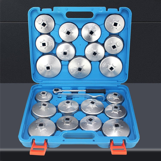 23 in 1 Car Bowl Cap Type Oil Filter Wrench Removal Tool Random Color Delivery, 23 in 1