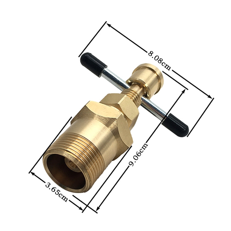 ZK-020 Extracteur d'olives de 15 mm et 22 mm pour raccords de tuyauterie en cuivre et laiton massif, ZK-020