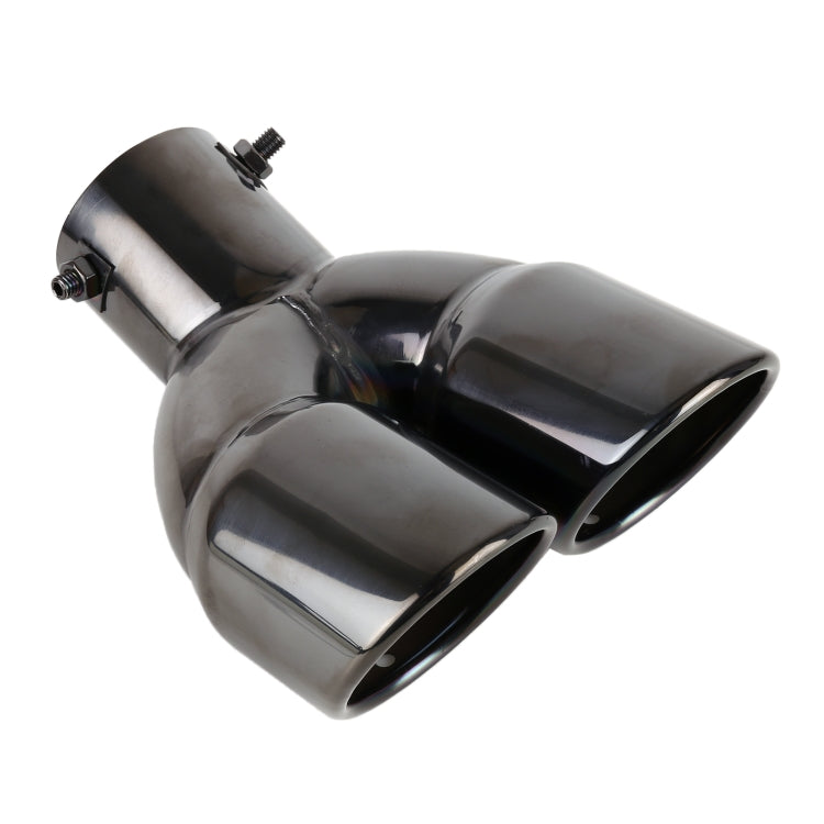 Universal Car Styling Stainless Steel Elbow Exhaust Tail Muffler Tip Pipe, Inside Diameter: 6cm, Elbow Inside Diameter: 6cm (Grey), Elbow Inside Diameter: 6cm (Blue), Elbow Inside Diameter: 6cm (Silver)