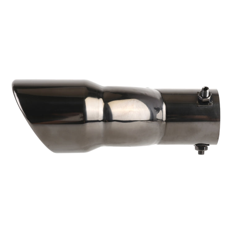 Universal Car Styling Stainless Steel Straight Exhaust Tail Muffler Tip Pipe, Inside Diameter: 6cm, Straight Inside Diameter: 6cm (Grey), Straight Inside Diameter: 6cm (Blue), Straight Inside Diameter: 6cm(Silver)