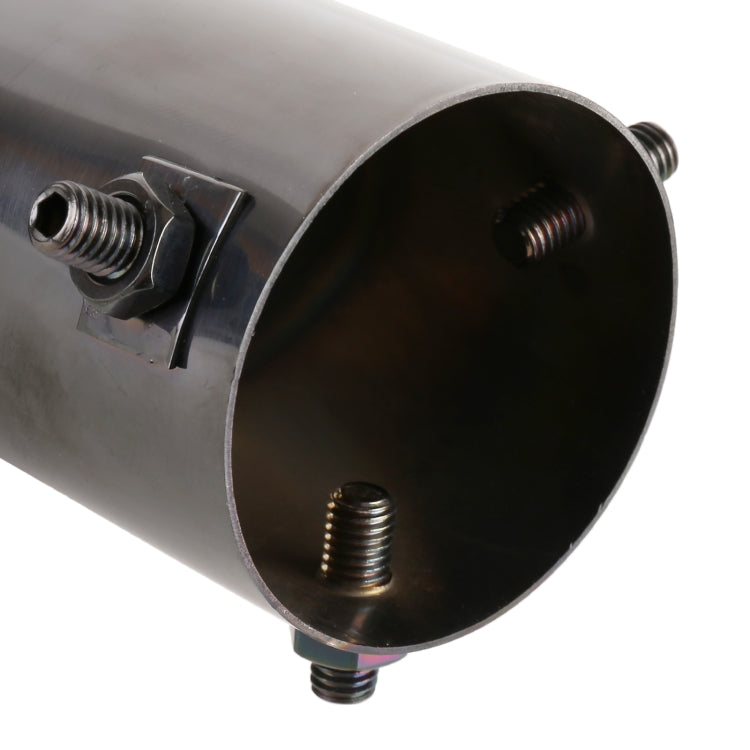 Universal Car Styling Stainless Steel Straight Exhaust Tail Muffler Tip Pipe, Inside Diameter: 6cm, Straight Inside Diameter: 6cm (Grey), Straight Inside Diameter: 6cm (Blue), Straight Inside Diameter: 6cm(Silver)