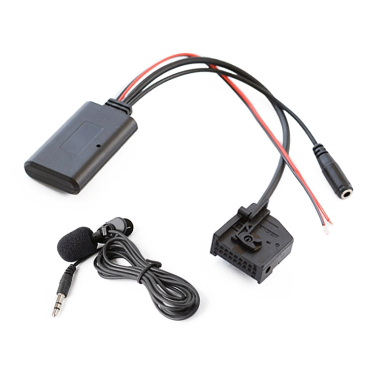 Car MFD2 RNS2 18PIN Bluetooth Music AUX Audio Cable + MIC for Audi / Volkswagen / Skoda, For Audi / Volkswagen / Skoda