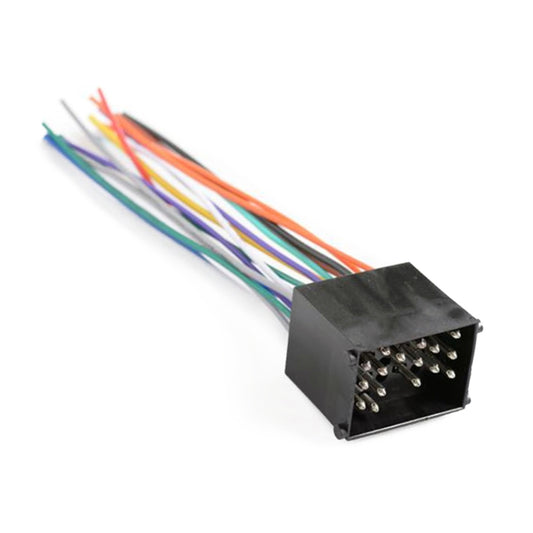 Car 17PIN CD Host Speaker Power Male Plug for BMW E46 1996-2001, For BMW E46 1996-2001