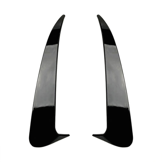 Car Rear Bumper Air Outlet Wind Knife Blade Decoration Sticker Strip for Mercedes-Benz C Class W205, Rear Wind Knife For Mercedes-Benz C Class(Black), Rear Wind Knife For Mercedes-Benz C Class(Carbon Fiber Black)
