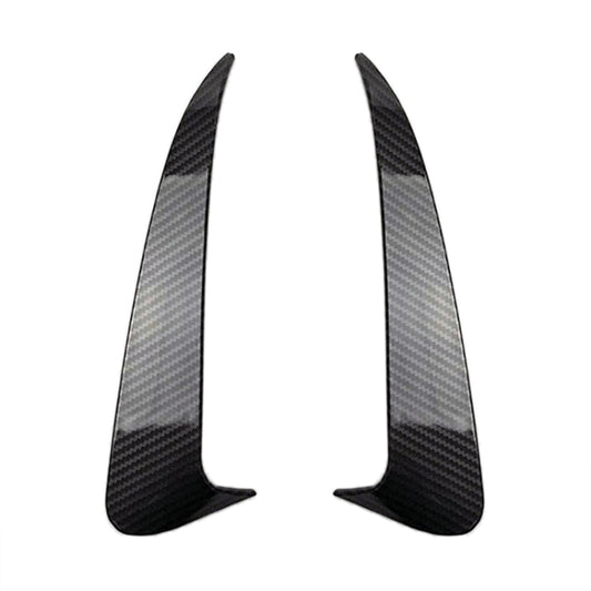 Car Rear Bumper Air Outlet Wind Knife Blade Decoration Sticker Strip for Mercedes-Benz C Class W205, Rear Wind Knife For Mercedes-Benz C Class(Carbon Fiber Black), Rear Wind Knife For Mercedes-Benz C Class(Black)