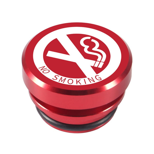 2 PCS Car / Motorcycle NO SMOKING Letter Metal Cigarette Lighter Dust Cover, NO SMOKING