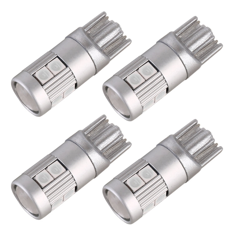 4 PCS T10 DC12V / 2W Car Clearance Light 9LEDs SMD-3030 Lamp Beads , 9LEDs SMD-3030 (Ice Blue Light), 9LEDs SMD-3030 (Blue Light), 9LEDs SMD-3030 (Pink Light), 9LEDs SMD-3030 (Red Light), 9LEDs SMD-3030 (White Light), 9LEDs SMD-3030 (Yellow Light)