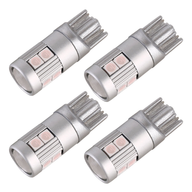 4 PCS T10 DC12V / 2W Car Clearance Light 9LEDs SMD-3030 Lamp Beads , 9LEDs SMD-3030 (Ice Blue Light), 9LEDs SMD-3030 (Blue Light), 9LEDs SMD-3030 (Pink Light), 9LEDs SMD-3030 (Red Light), 9LEDs SMD-3030 (White Light), 9LEDs SMD-3030 (Yellow Light)