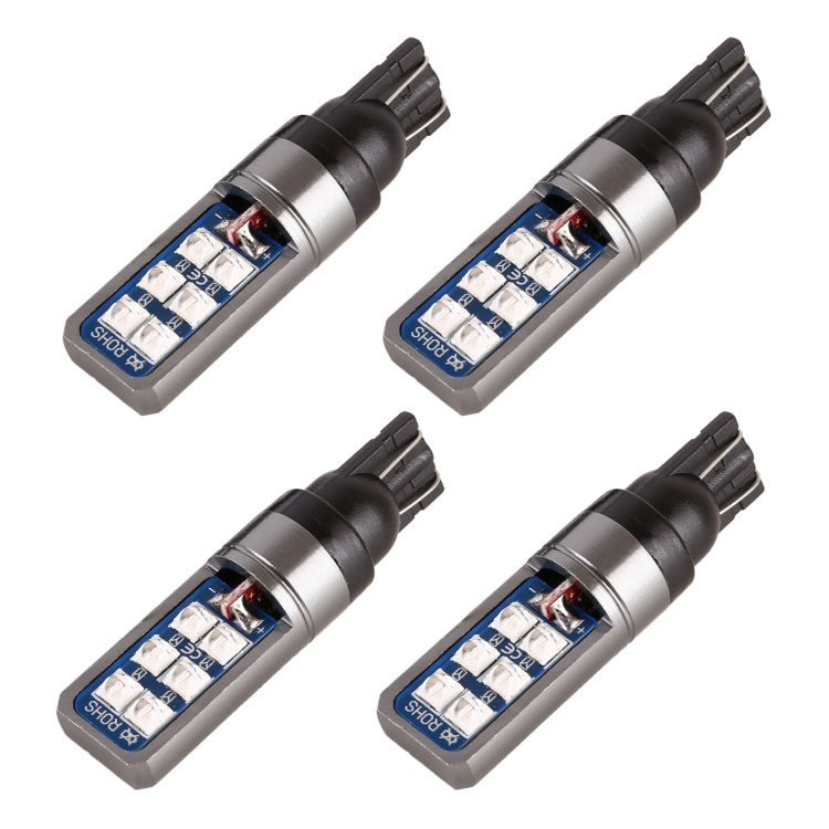 4 PCS T10 DC12V / 4W Car Clearance Light 12LEDs SMD-3030 Lamp Beads, 12LEDs SMD-3030 (Ice Blue Light), 12LEDs SMD-3030 (Blue Light), 12LEDs SMD-3030 (Pink Light), 12LEDs SMD-3030 (Green Light), 12LEDs SMD-3030 (Red Light), 12LEDs SMD-3030 (White Light)...