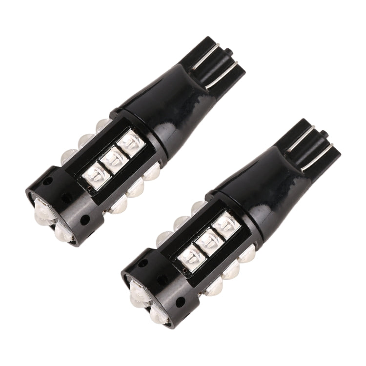2 PCS T10 DC12V / 6.5W Car Clearance Light 15LEDs SMD-3030 Lamp Beads, 15LEDs SMD-3030 (Yellow Light), 15LEDs SMD-3030 (Ice Blue Light), 15LEDs SMD-3030 (Blue Light), 15LEDs SMD-3030 (Pink Light), 15LEDs SMD-3030 (Green Light), 15LEDs SMD-3030 (Red Lig...
