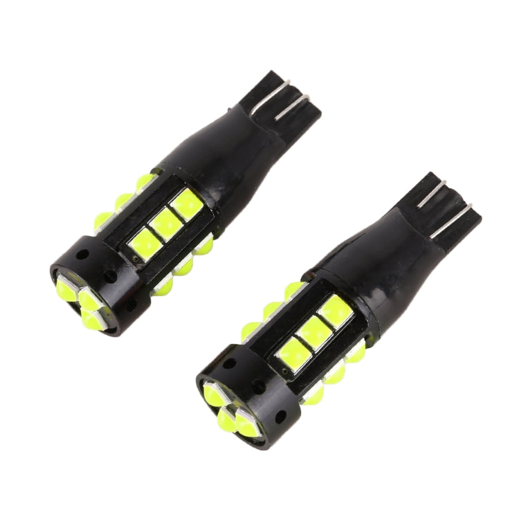 2 PCS T10 DC12V / 6.5W Car Clearance Light 15LEDs SMD-3030 Lamp Beads, 15LEDs SMD-3030 (Yellow Light), 15LEDs SMD-3030 (Ice Blue Light), 15LEDs SMD-3030 (Blue Light), 15LEDs SMD-3030 (Pink Light), 15LEDs SMD-3030 (Green Light), 15LEDs SMD-3030 (Red Lig...