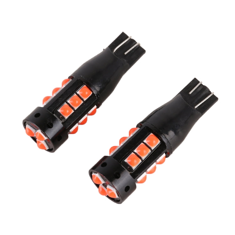 2 PCS T10 DC12V / 6.5W Car Clearance Light 15LEDs SMD-3030 Lamp Beads, 15LEDs SMD-3030 (Yellow Light), 15LEDs SMD-3030 (Ice Blue Light), 15LEDs SMD-3030 (Blue Light), 15LEDs SMD-3030 (Pink Light), 15LEDs SMD-3030 (Green Light), 15LEDs SMD-3030 (Red Lig...