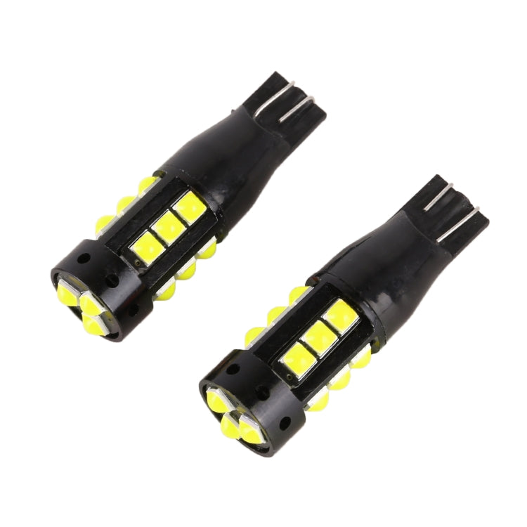 2 PCS T10 DC12V / 6.5W Car Clearance Light 15LEDs SMD-3030 Lamp Beads, 15LEDs SMD-3030 (Yellow Light), 15LEDs SMD-3030 (Ice Blue Light), 15LEDs SMD-3030 (Blue Light), 15LEDs SMD-3030 (Pink Light), 15LEDs SMD-3030 (Green Light), 15LEDs SMD-3030 (Red Lig...