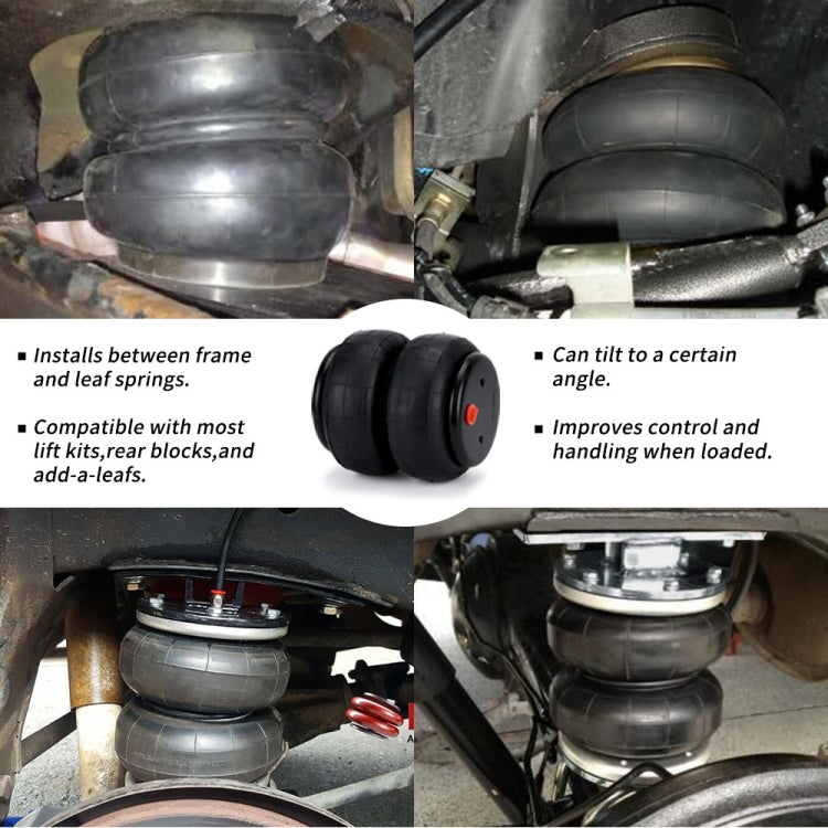 Car Airbag 1/2 inch NPT Single Port 2600LB Air Suspension Kit, Car Airbag 1/2 inch