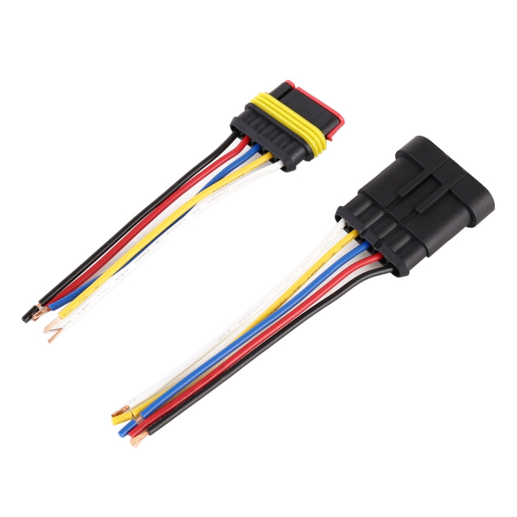 Car 5Pin Waterproof Lamp Holder, 5Pin