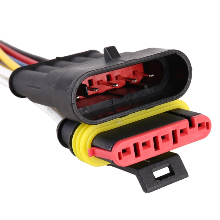Car 5Pin Waterproof Lamp Holder, 5Pin
