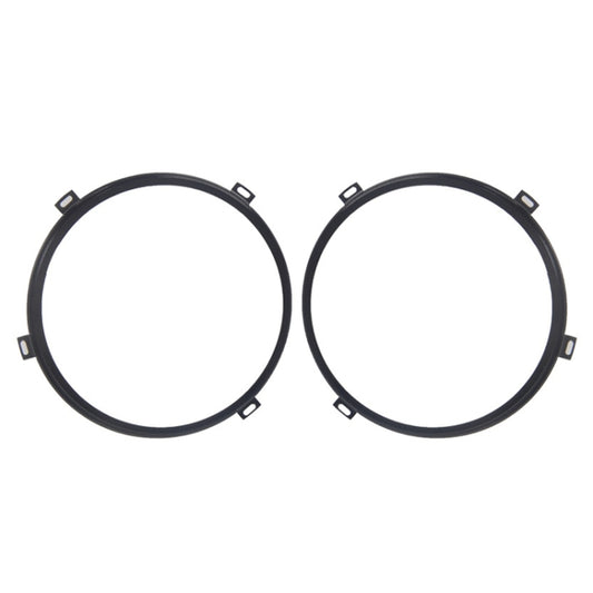 1 Pair 7 inch Headlight Metal Outside Bracket for Jeep Wrangler JK 2007-2017, Metal Outside