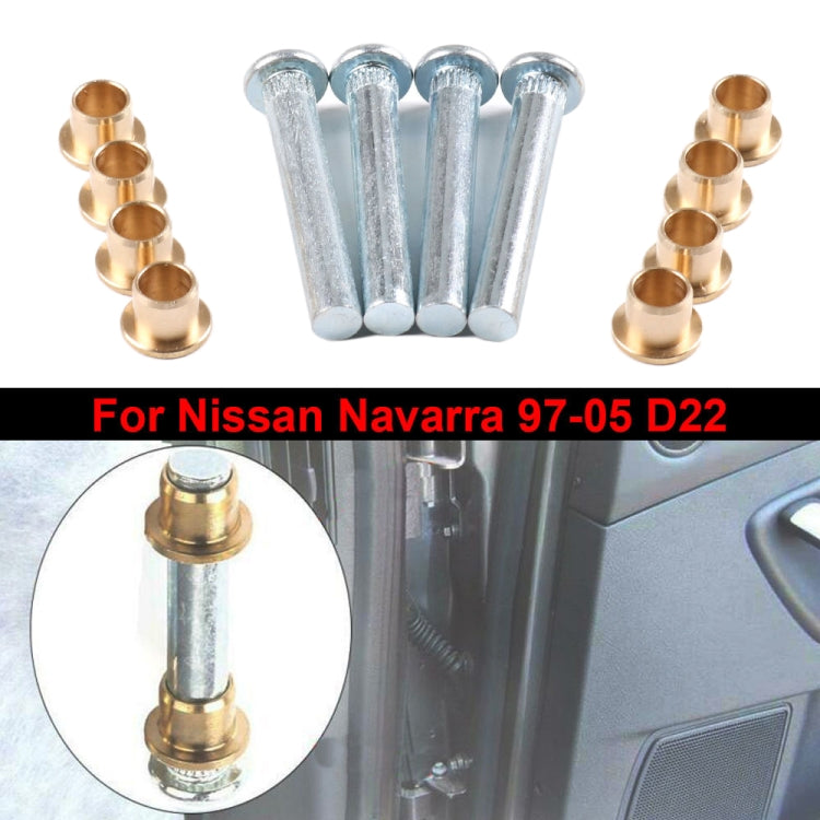 Car Door Hinge Pin Bushing Repair Kit for Nissan Navarra 1997-2005, BX101809