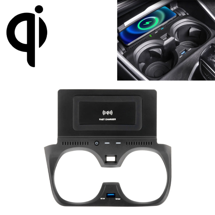HFC-1013 Auto Qi Standard Kabelloses Ladegerät 10W Schnellladung für BMW 3er 2020-2022, Linkslenker, FC-1013