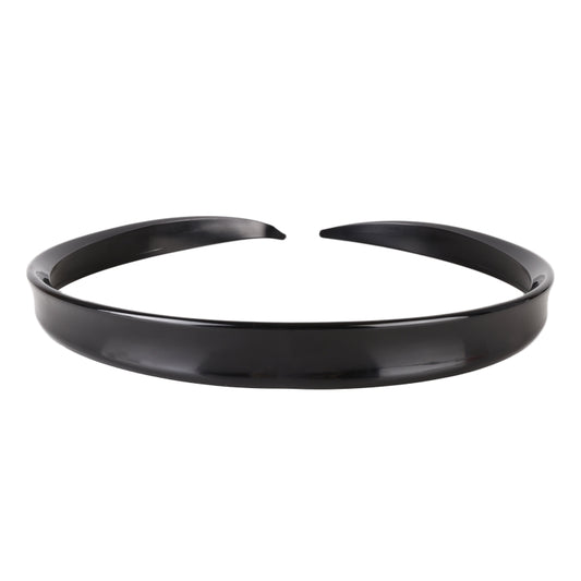 Car Modified Plastic Rear Wing Side Spoiler Lip, Black, Black