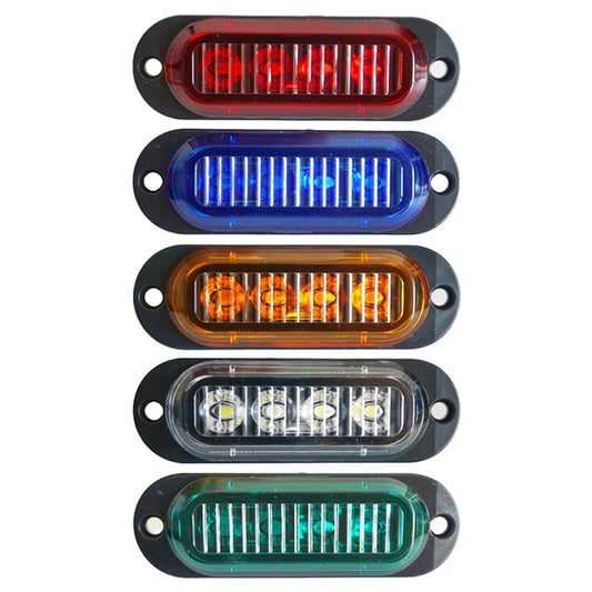 5 PCS MK-087 Car / Truck 4LEDs Side Marker Indicator Lights Bulb Lamp, MK-087(Blue Light), MK-087(Green Light), MK-087(Red Light), MK-087(White Light), MK-087(Yellow Light)