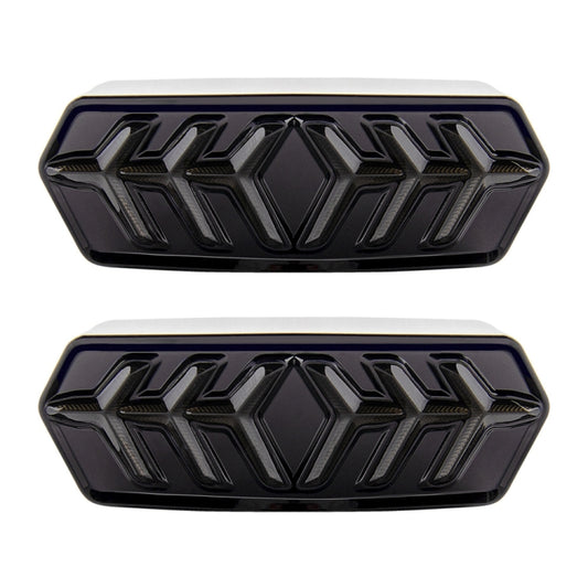 2 PCS KC670 Motorcycle Integrated Flashing Turn Signal Brake Tail Light for Honda MSX125 CBR650F CTX700, KC670