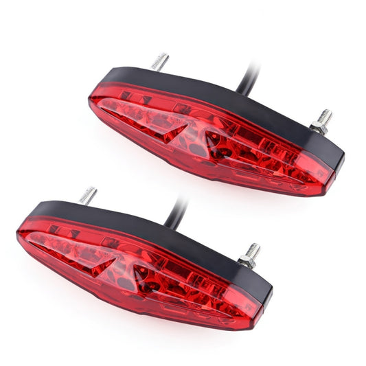 2 PCS KC-WD-NEW-3X Feu Stop LED Moto, Feu de Circulation, KC-WD-NEW-3X