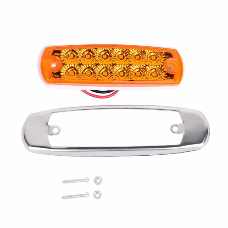 4 PCS MK-338 DC12-24V Truck 12LEDs Side Clearance Maker Light