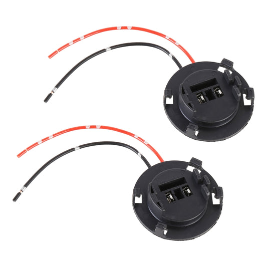 1 Pair TK-306 H7 Halogen Lamp Socket Car Bulb Holder Base with Cable for Hyundai Tucson 2017 / Kia Carnival, TK-306 H7