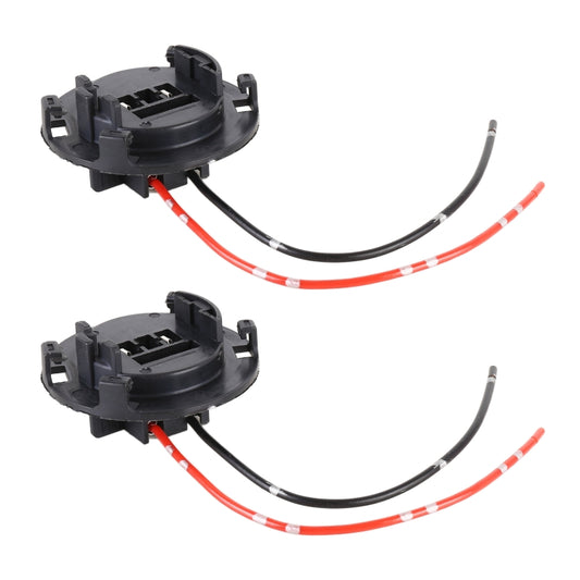 1 Pair TK-306 H7 Halogen Lamp Socket Car Bulb Holder Base with Cable for Hyundai Tucson 2017 / Kia Carnival, TK-306 H7