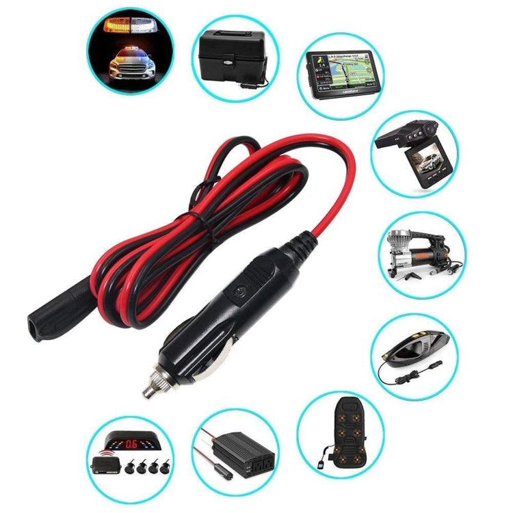 12V SAE Car Power Cord Cigarette Lighter Plug to Solar Battery Charging Connecting Cable, Length: 1.5m, 1.5m