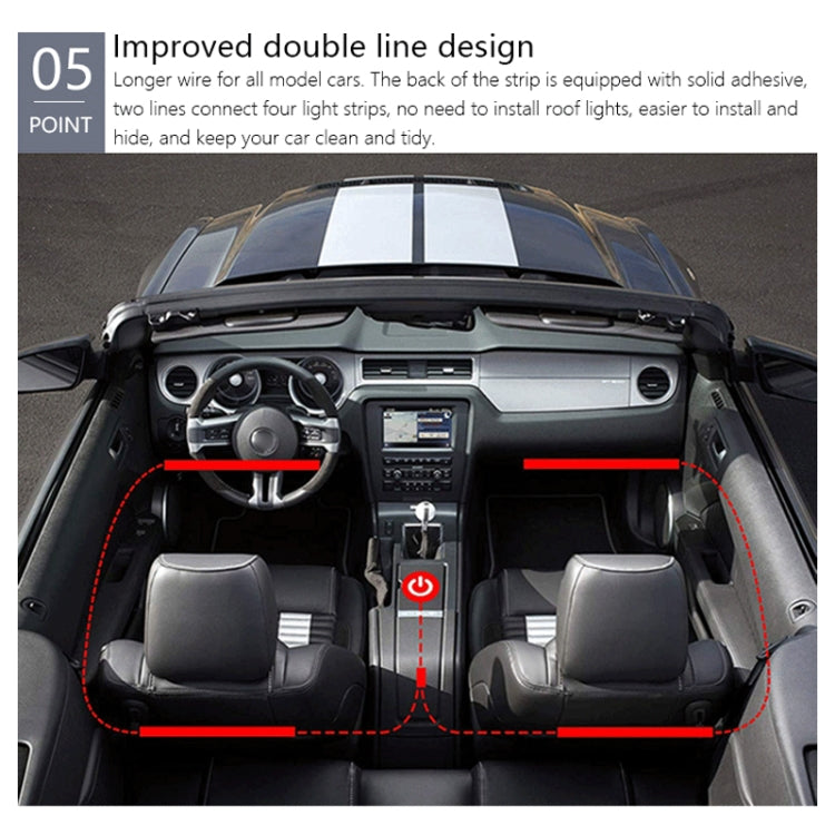 Y11 Cigarette Lighter Car Colorful RGB Foot LED Atmosphere Light, Y11 Cigarette Lighter