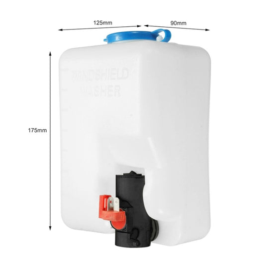 Bouteille de lave-glace universelle 1,5 L 12 V pour voiture, bouteille de lave-glace 1,5 L