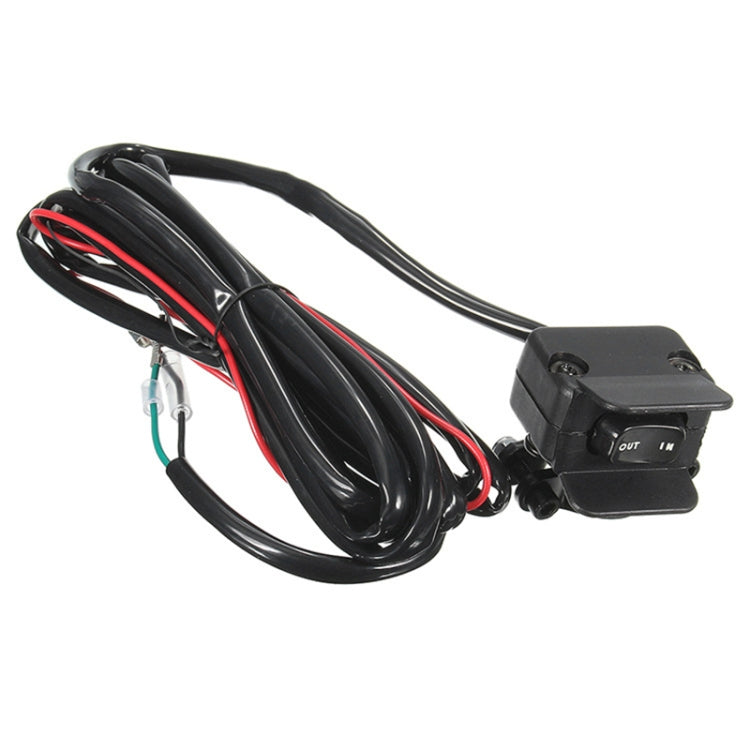 Motorcycle ATV / UTV Winch Rocker Switch Handlebar Control Line Warn Kits, Winch Rocker Switch