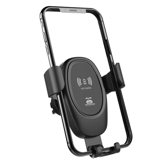 Car Wireless Charger Multifunctional Mobile Phone Wireless Charger Stand, Multifunctional Black
